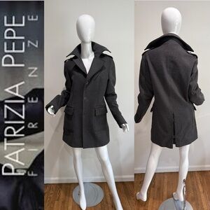 Patricia Pepe Tailored Wool Winter Coat